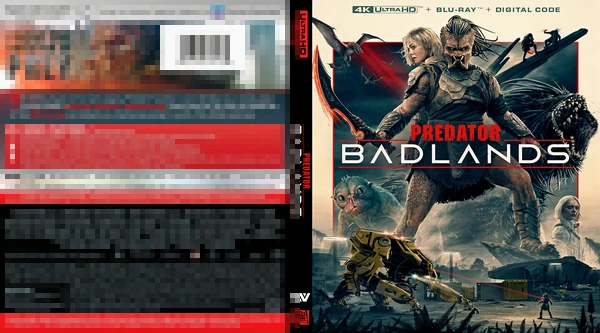 Predator Badlands (2025) Cover 4K UHD de Predator Badlands (2025)