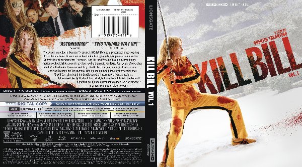 Kill Bill Vol. 1 (2003) Cover 4K UHD de Kill Bill Vol. 1 (2003)