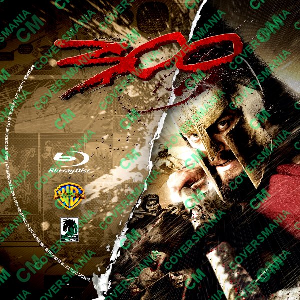 300 (2007) Labels Bluray de 300 (2007)