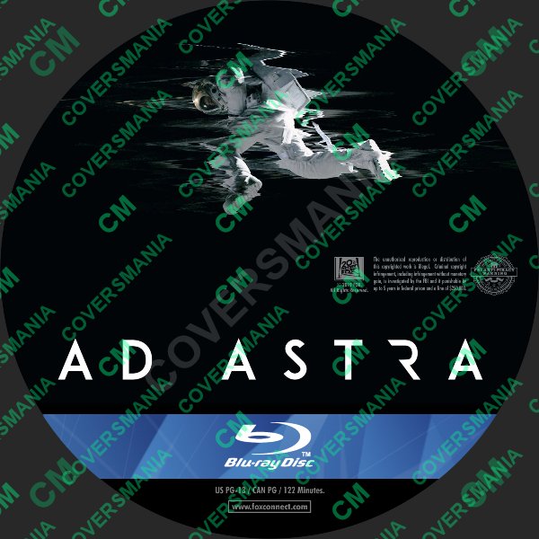 Ad Astra (2019) Labels Bluray de Ad Astra (2019)