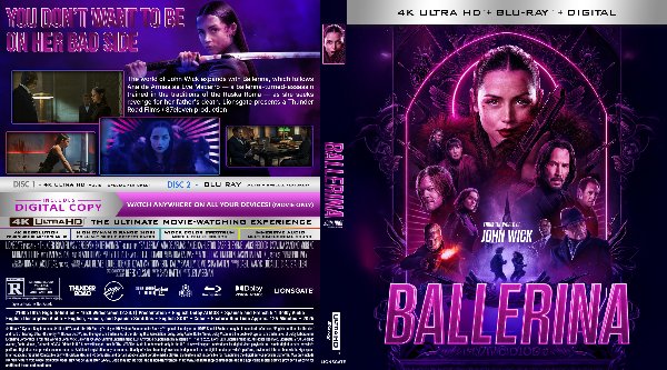 Ballerina (2025) Cover 4K UHD de Ballerina (2025)