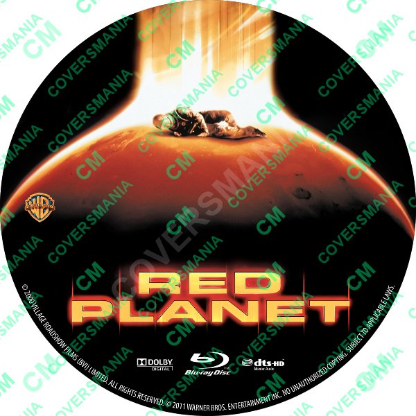 Red Planet (2000) Labels Bluray de Red Planet (2000)
