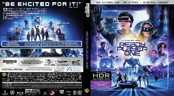 Ready Player One (2018) Cover 4K UHD de Ready Player One (2018)