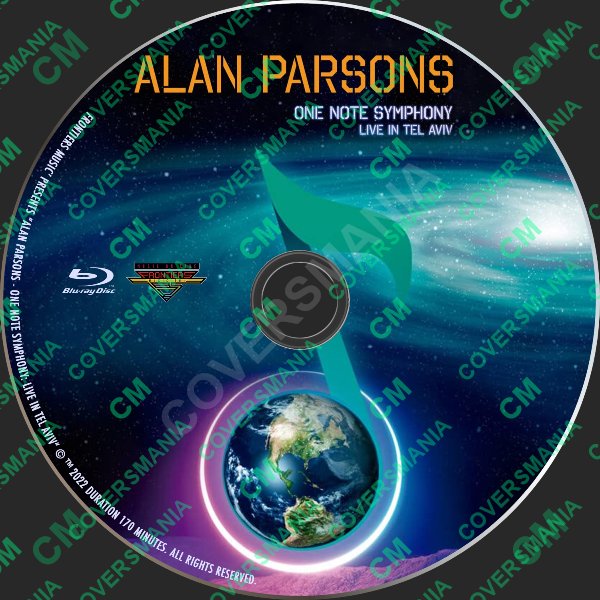 Alan Parsons - One Note Symphony Live In Tel Aviv (2022) Labels Bluray de Alan Parsons - One Note Symphony Live In Tel Aviv (2022)
