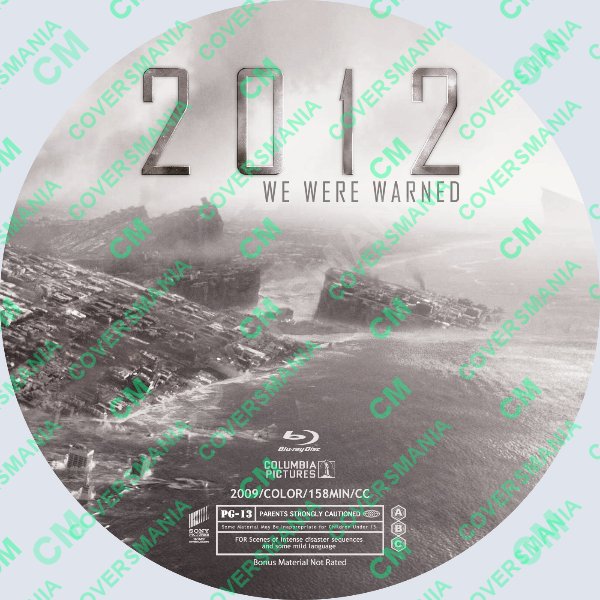 2012 (2009) Labels Bluray de 2012 (2009)