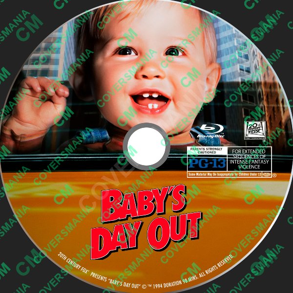 Baby's Day Out (1994) Labels Bluray de Baby's Day Out (1994)