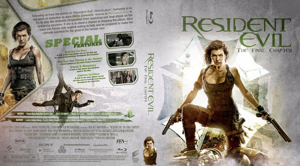 Resident Evil The Final Chapter (2016) Cover Bluray de Resident Evil The Final Chapter (2016)