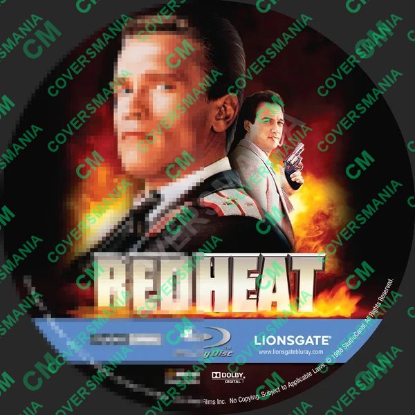 Red Heat (1988) Labels Bluray de Red Heat (1988)